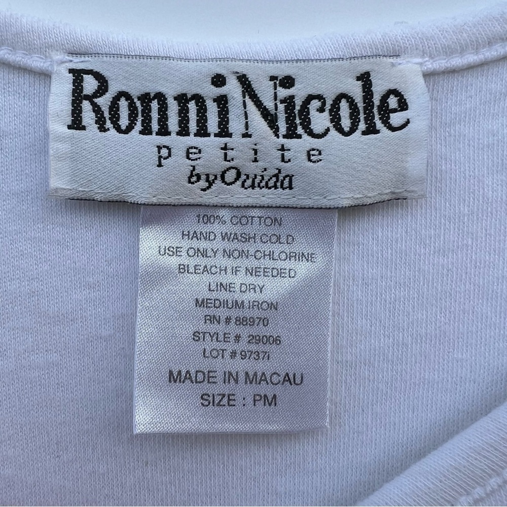 Vintage 90s Ronni Nicole Cotton Dress - Picture 4 of 4